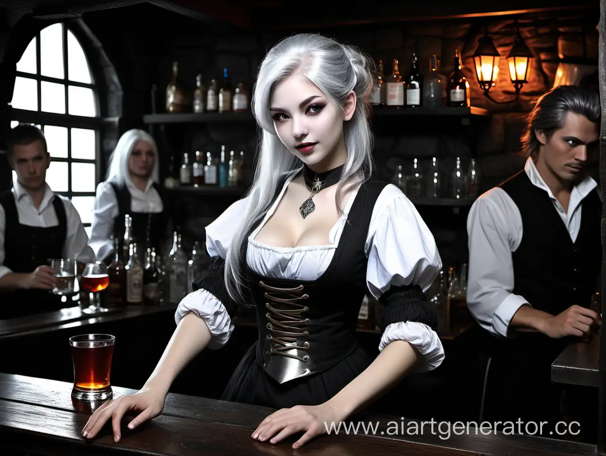 Enchanting-SilverHaired-Girl-Welcomes-Guests-in-a-Dark-Fantasy-Tavern
