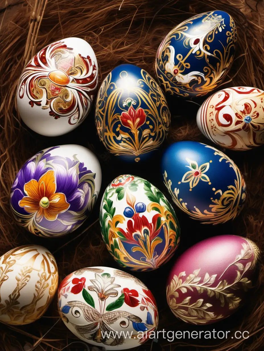 Easter-Egg-Painting-Ornate-Handcrafted-Artwork-Celebration
