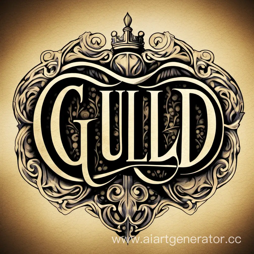 Elegantly-Crafted-Guild-Word-Logo