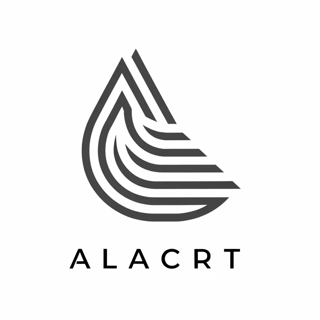 a logo design,with the text "alacart", main symbol:line,Moderate,clear background