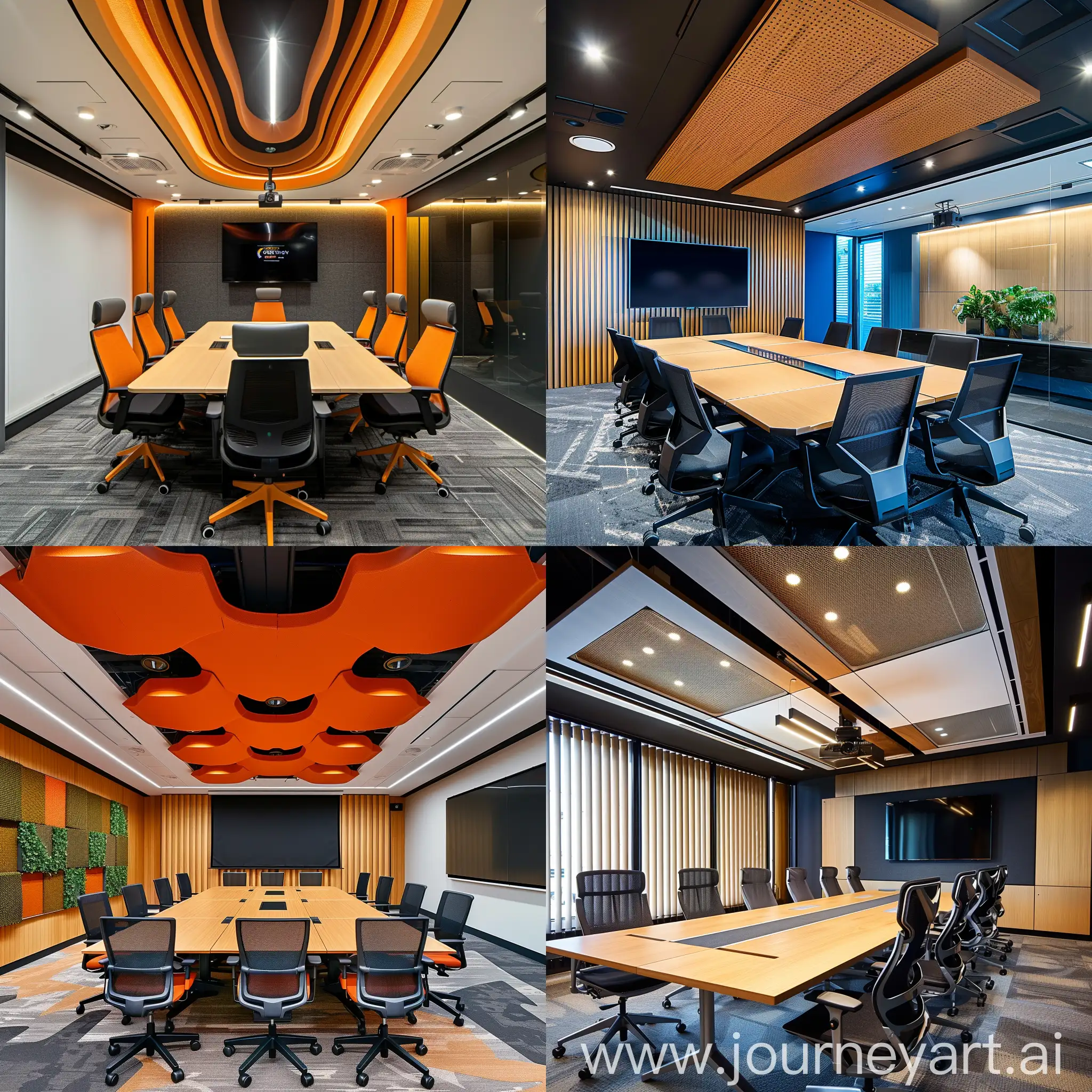 fabric house, board room inspiration with  flexible seating configuration, video conferencing, facilities, teaching wall, wall finishes, floor & Ceiling finishes, lighting ideas.