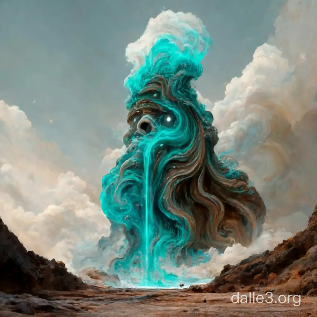 geyser spirit in a fantasy art style