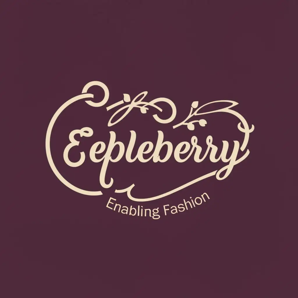 LOGO-Design-For-EEPLEBERRY-Stylish-Circles-with-HighContrast-Typography-and-Fashionable-Appeal