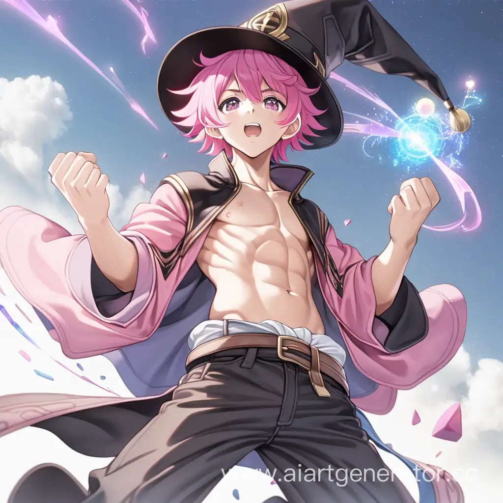 Dynamic-Wizard-with-Pink-Hair-in-Soft-Anime-Style
