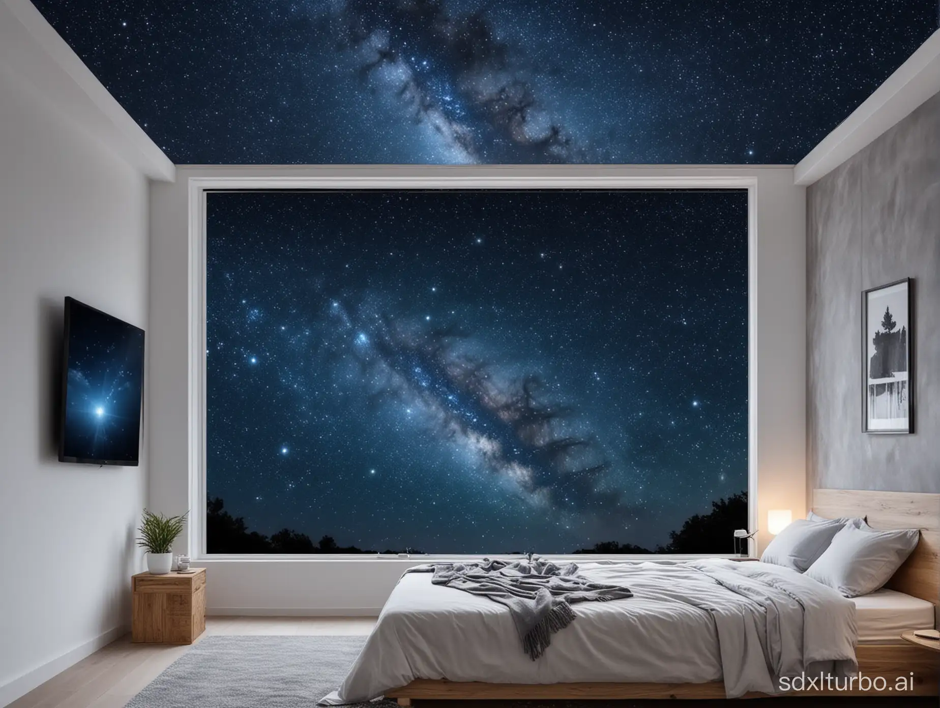 Beautiful starry sky