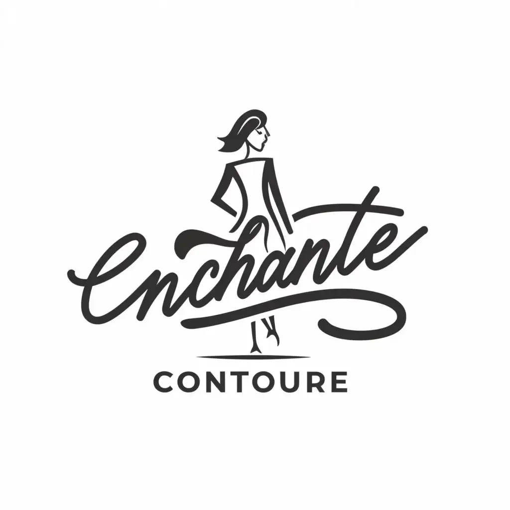 a logo design,with the text "Enchante Contoure", main symbol:Apparel, Clothing,Moderate,clear background