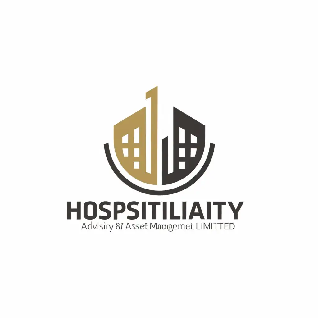a logo design,with the text "Hospitality Advisory and Asset Management Limited", main symbol:Hotel,Moderate,clear background