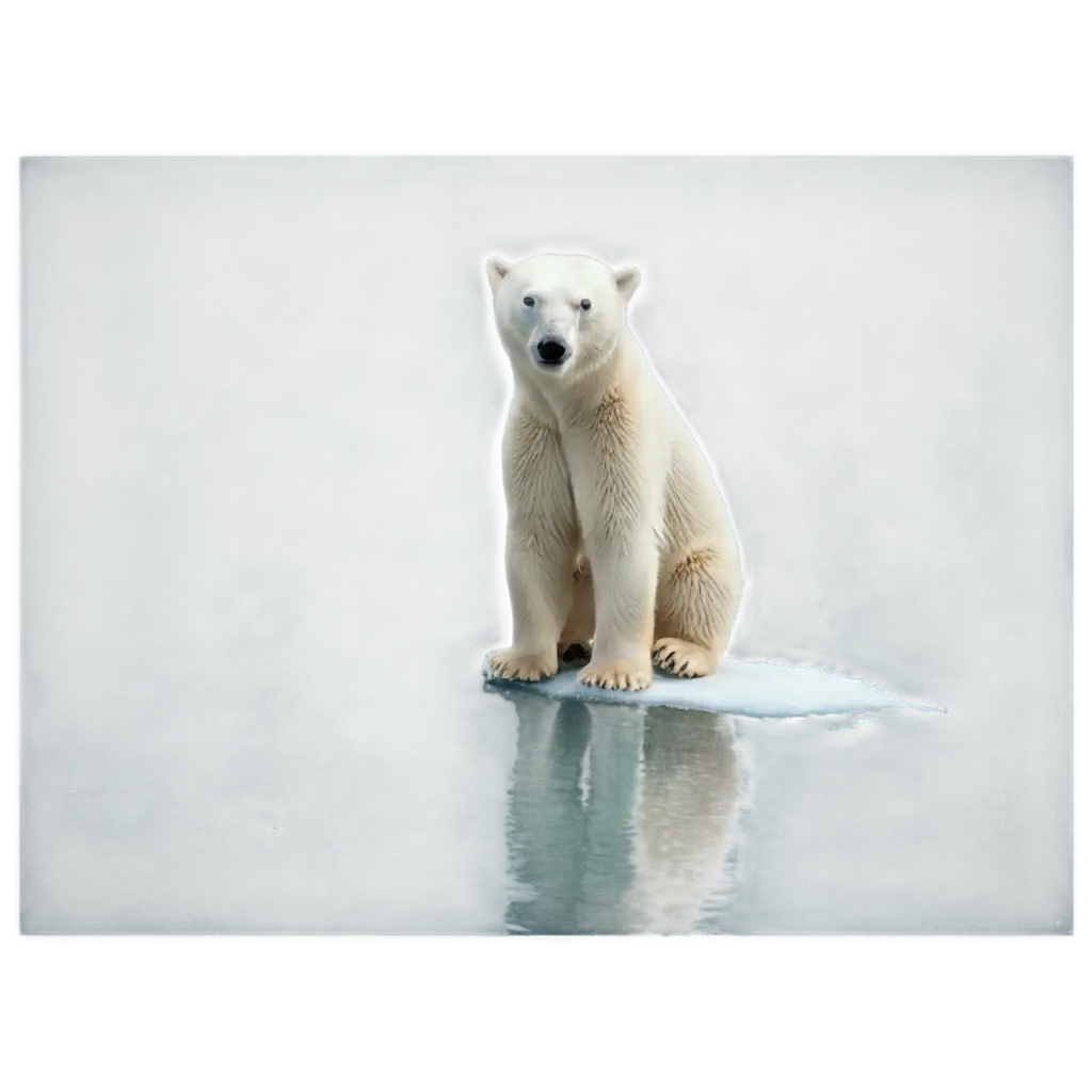 Stunning-PNG-Image-Adorable-Small-Polar-Bear-on-Ice