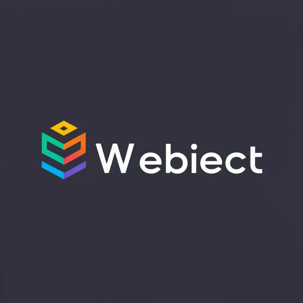 logo, ai, with the text "Webitect", typography, be used in Internet industry
