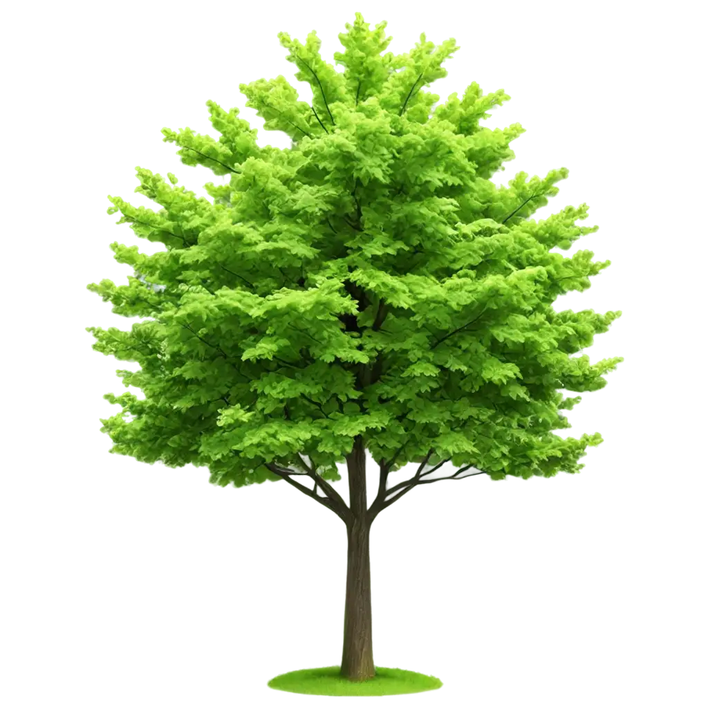 Vibrant 3D Green Tree PNG Enhance Your Designs with HighQuality Foliage ...