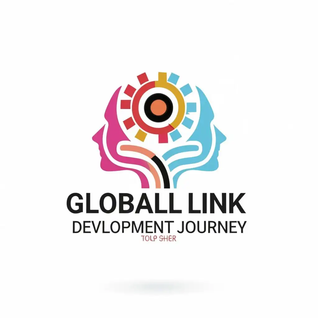 logo, Mental Strength and journey, with the text "Global Link Development Journey", typography, be used in Education industry