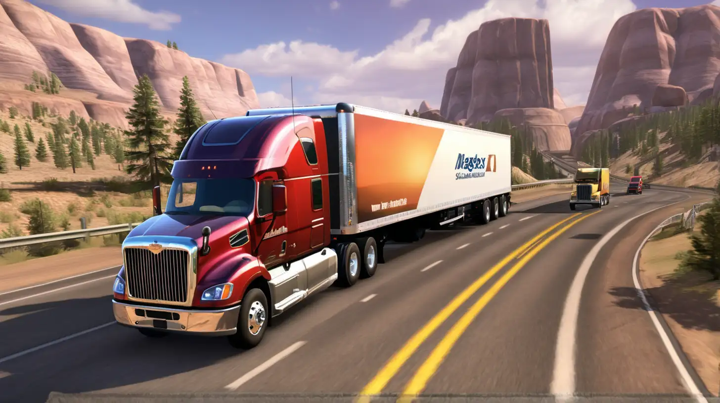 Immersive Trucking Adventure Navigate Stunning Landscapes in Truck Simulation PRO USA