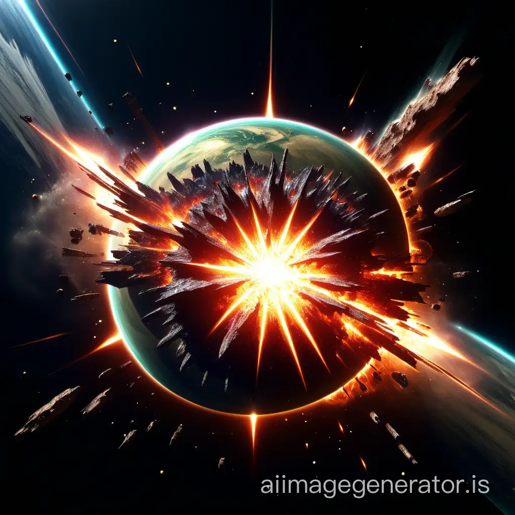 Cataclysmic-Planet-Explosion-Cosmic-Destruction-in-Fiery-Debris