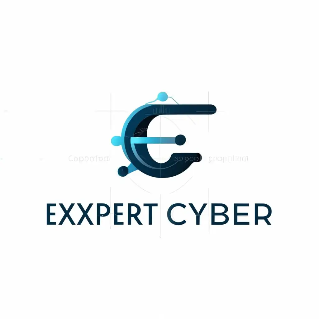a logo design,with the text "Expert Cyber ", main symbol:E c,Minimalistic,be used in Internet industry,clear background