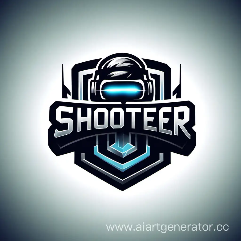 Virtual-Reality-Shooter-Gaming-Team-Logo-Design