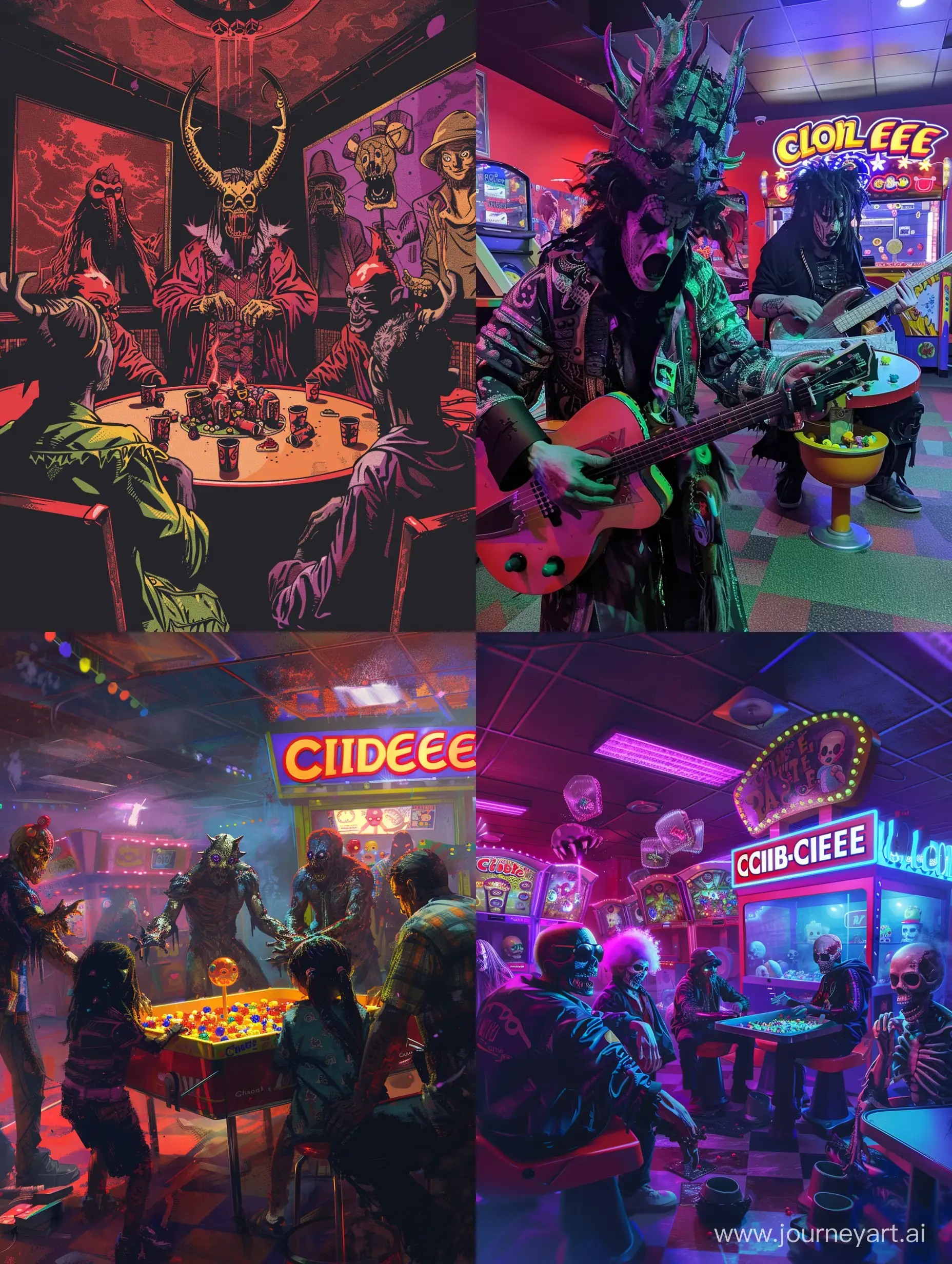 Cult-Ritual-Gathering-at-Chuck-E-Cheese-Arcade