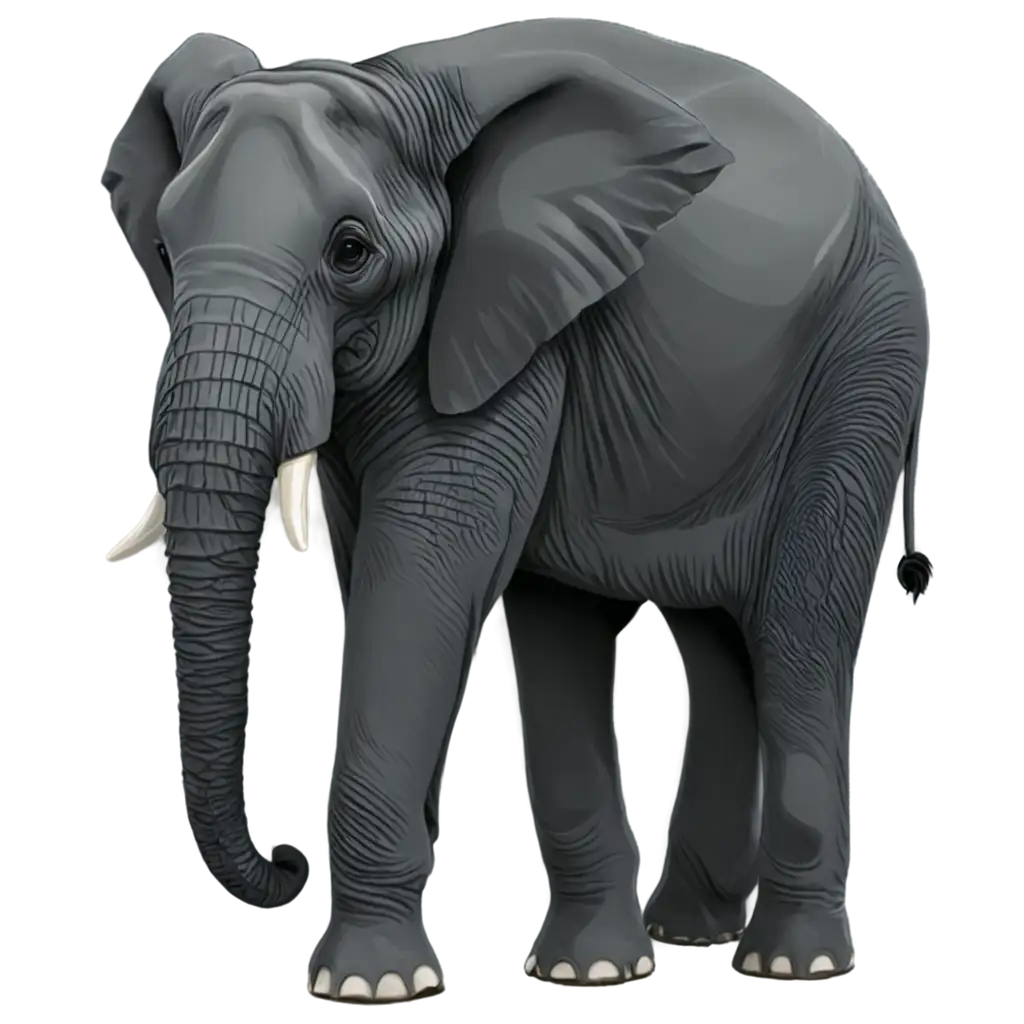 Majestic-Elephant-PNG-A-Stunning-Image-of-the-Gentle-Giant-for-Online-Platforms