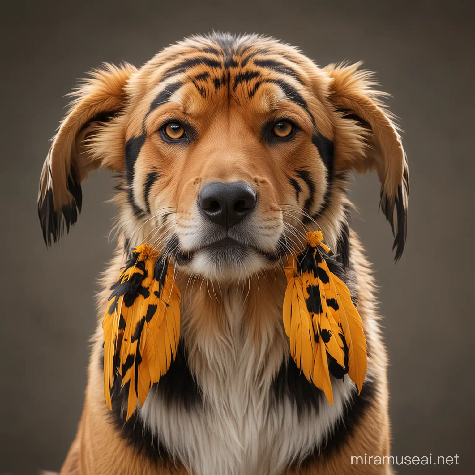 Wild Animals with Distinctive Features Eagle Beaks Tiger Stripes and Dog Ears