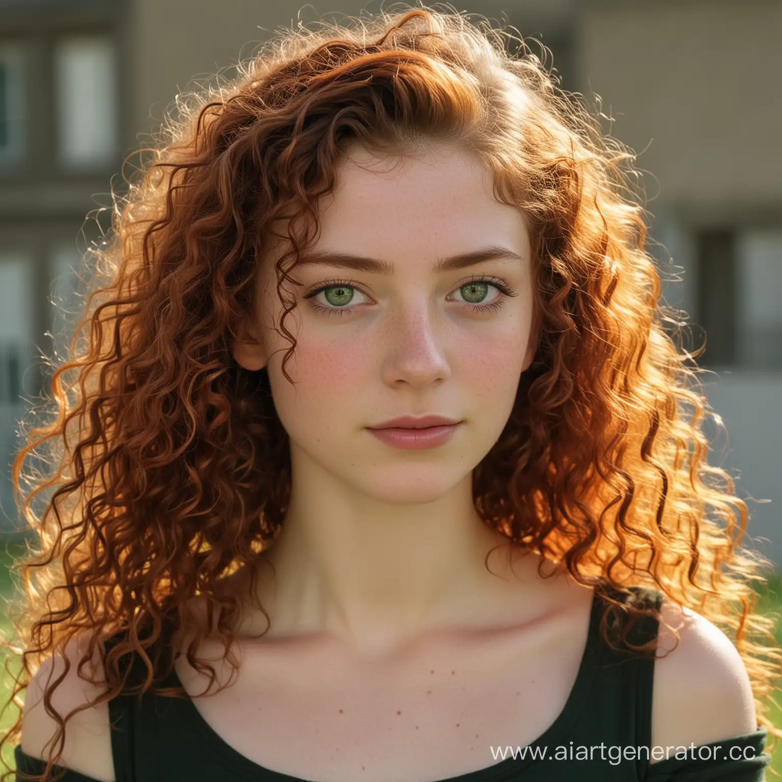 Serious-Teenage-Girl-with-Fiery-Red-Hair-and-Green-Eyes