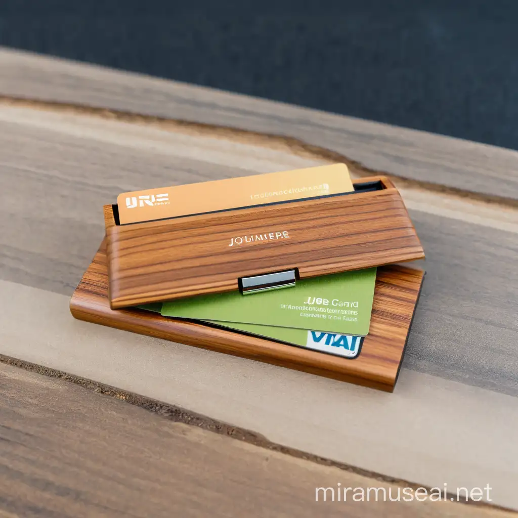 Elegant Magnetic SidePushing Business Card Holder