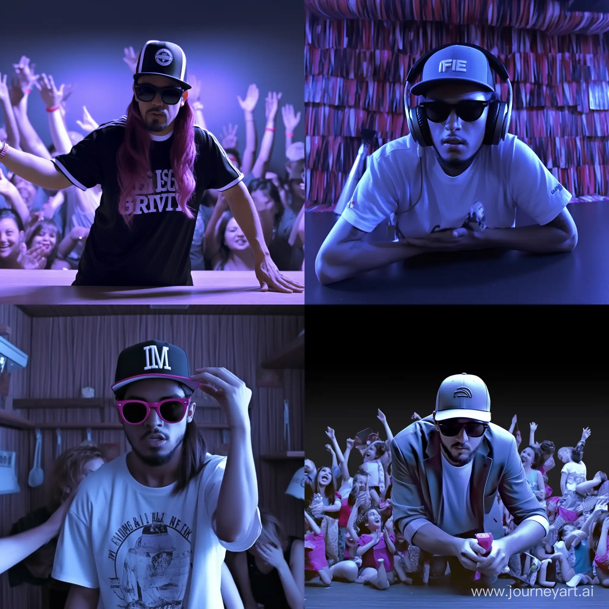 Russian-Rap-Artist-with-Stylish-Pink-Glasses-in-Nightclub