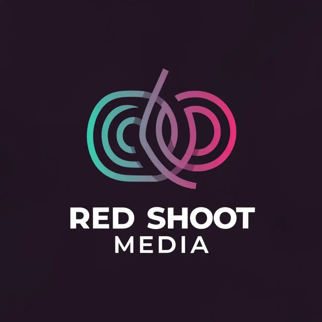 a logo design,with the text "REDSHOOT MEDIA", main symbol:WEDDING VIDEOGRAPHY AND PHOTOGRAPHY,complex,clear background