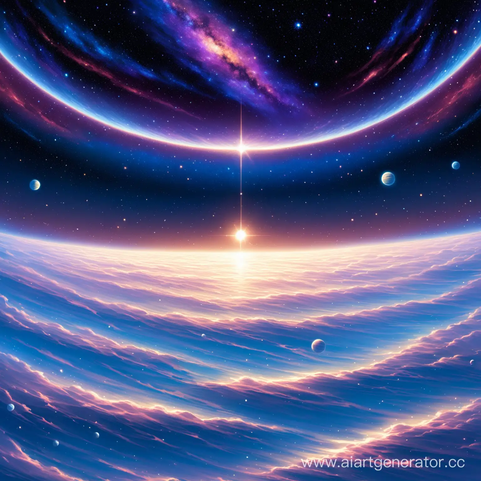 Vibrant-Cosmos-A-Scenic-Sea-of-Space-Exploration