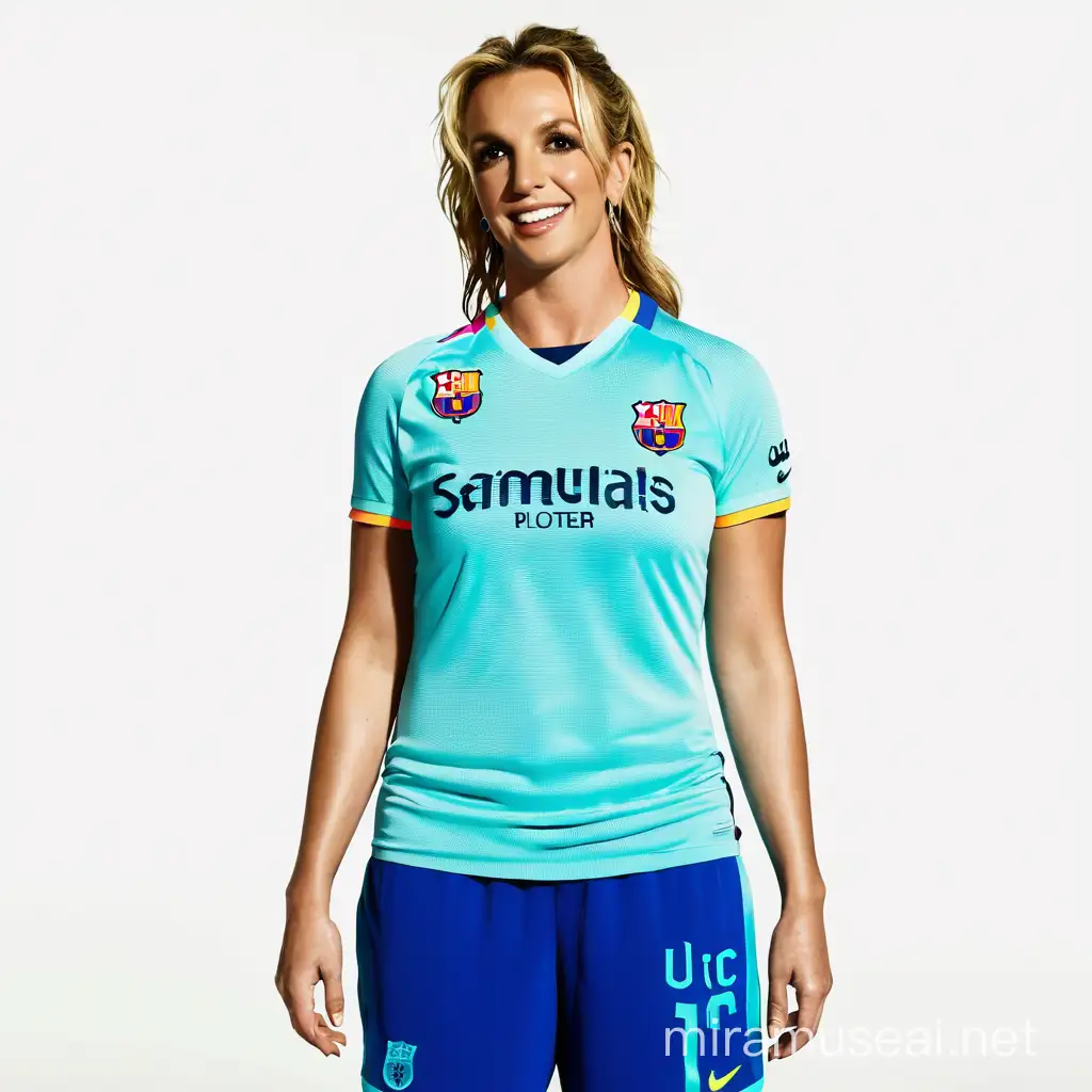 Britney Spears Performing at Club Barcelona FC in La Liga Spain