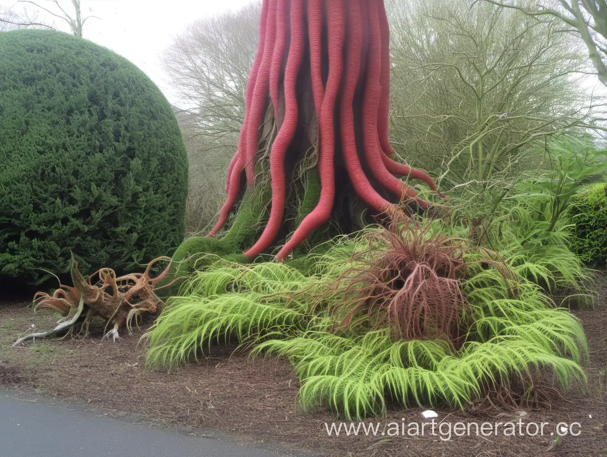 A Triffid and an Ent. 