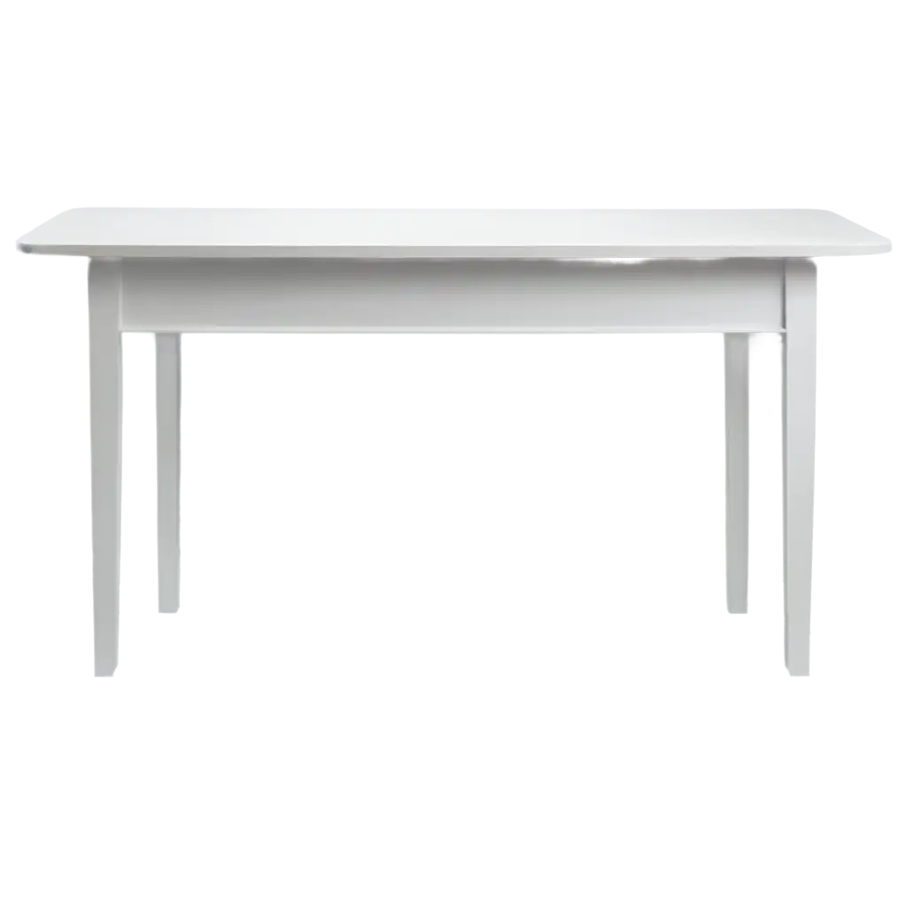 white table