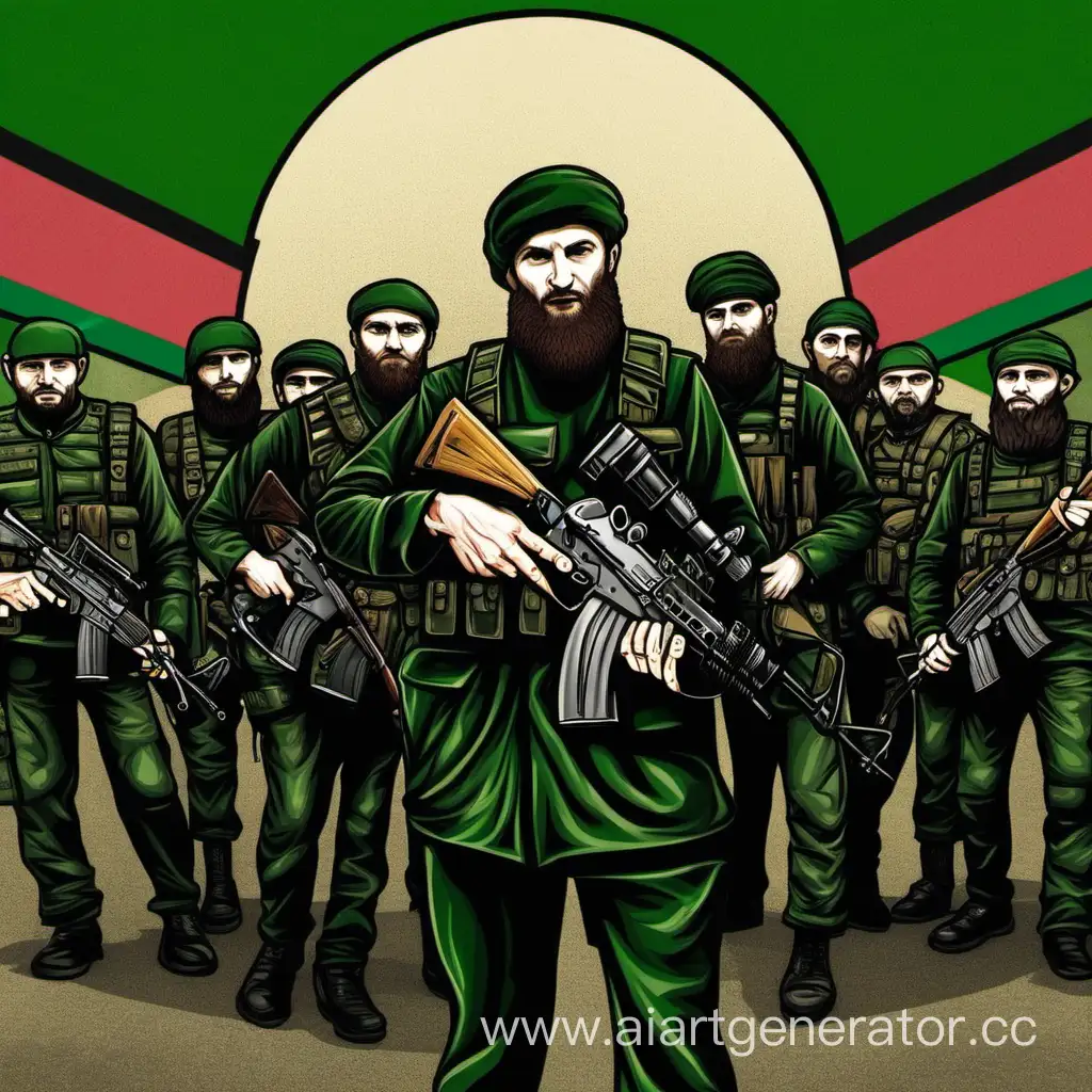 изображение на чеченскую тематику