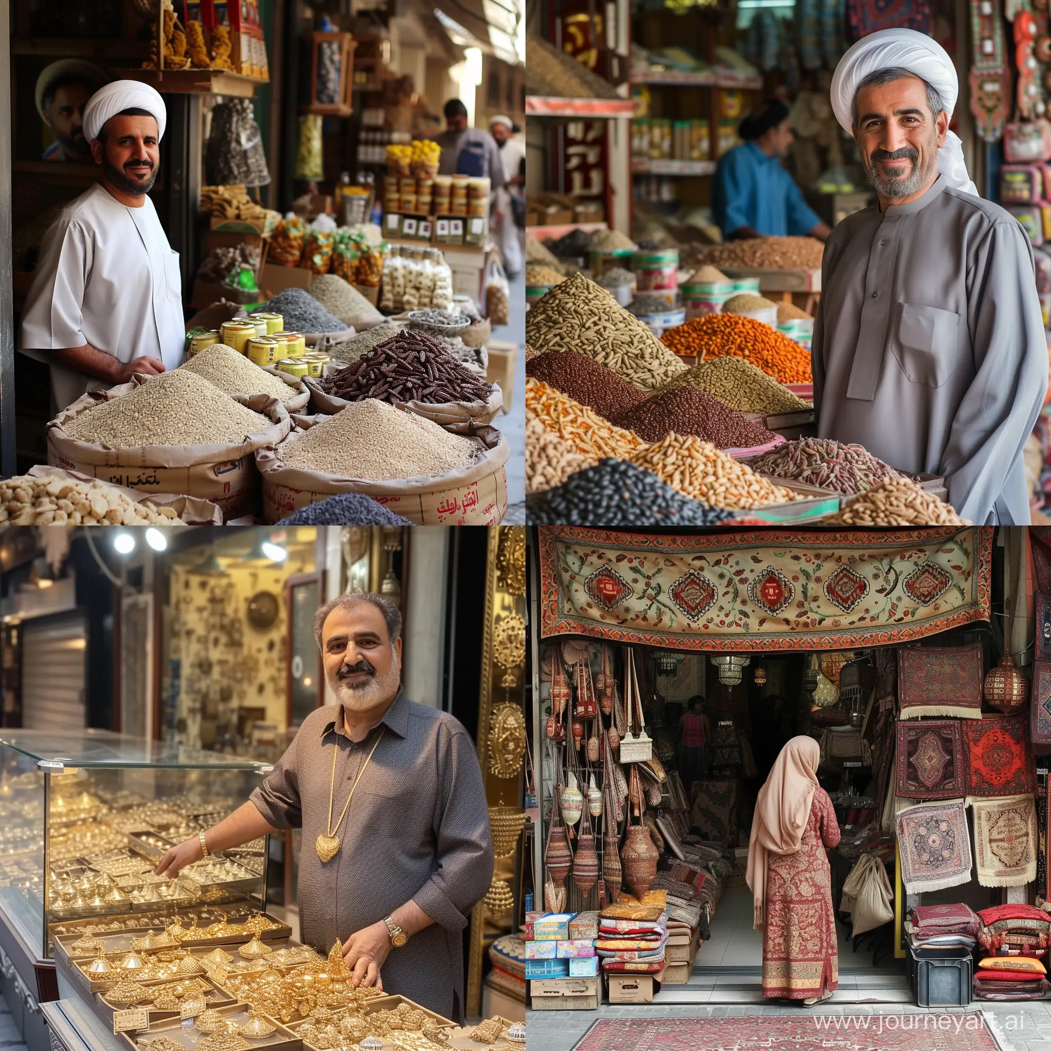 Iranian-Sellers-in-Dubai-Market-with-Unique-Goods