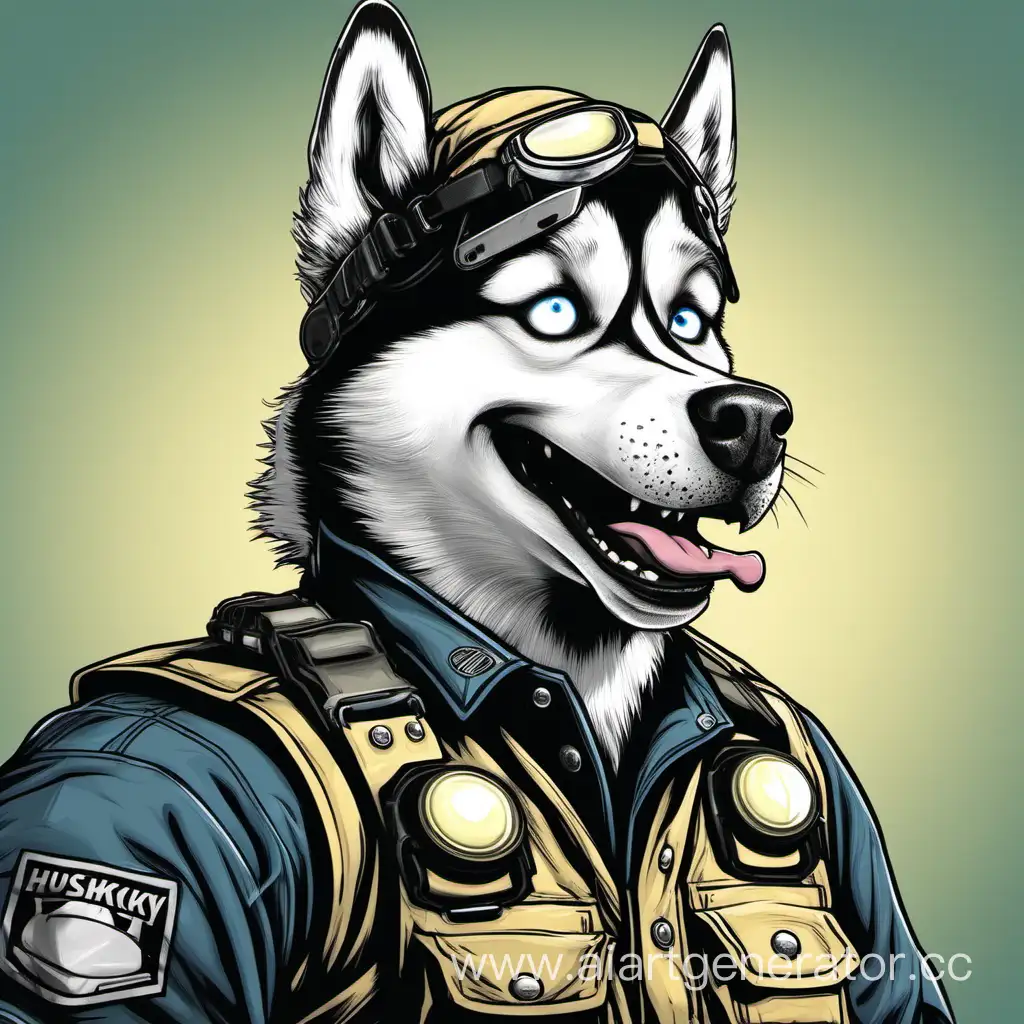 Adorable-SillyFaced-Husky-Tankman-in-Whimsical-Gear