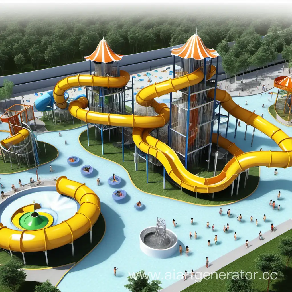 The water park is a small and interesting project