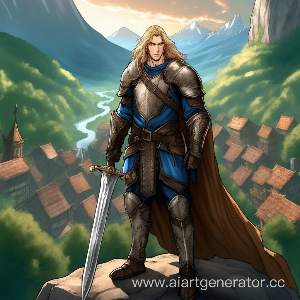 Village-Guardian-in-Leather-Armor-with-Sword