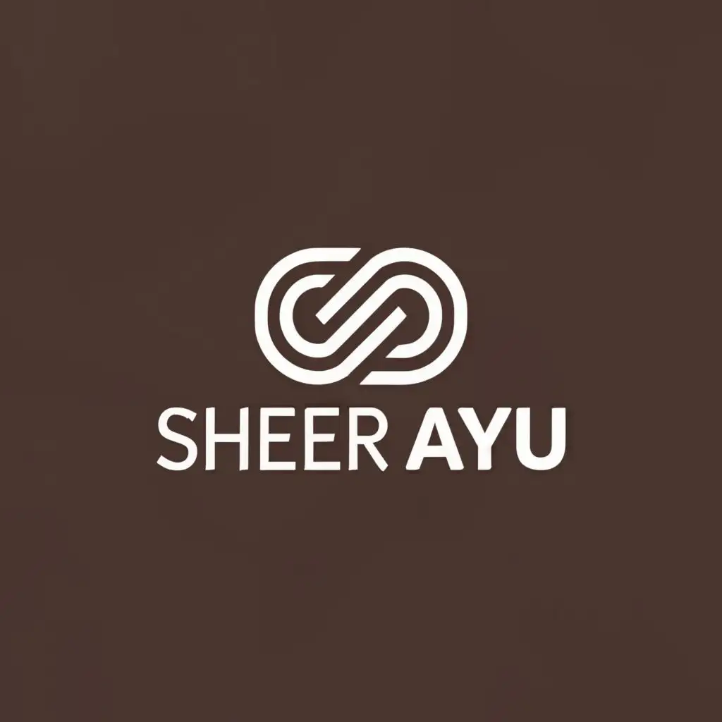 a logo design,with the text "SHEER AYU", main symbol:HIJAB,Moderate,be used in Retail industry,clear background