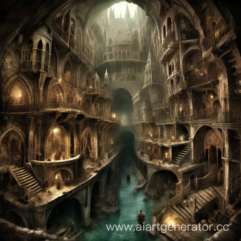 Fantasy-Medieval-Underground-City-of-the-Unclean