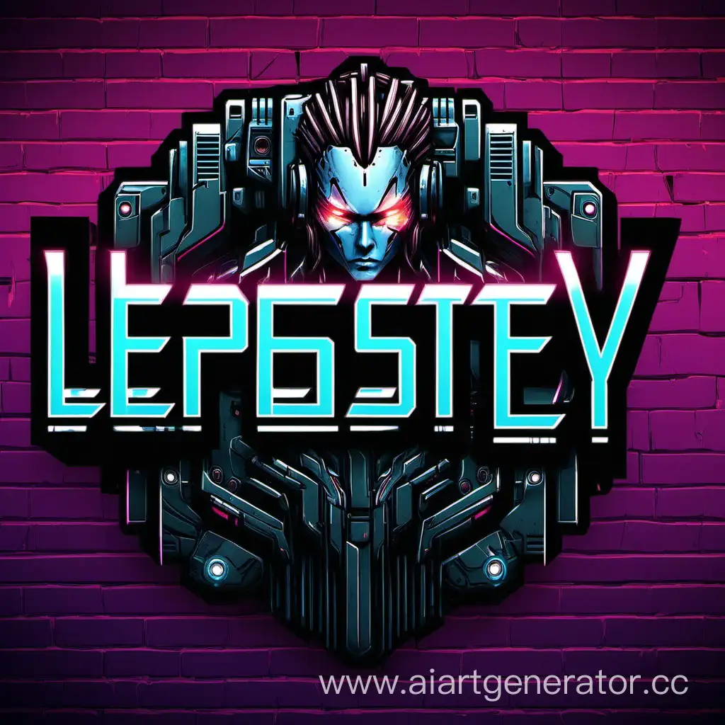 It says "Lepestey", the logo of the company, the logo of the game. Cyberpunk