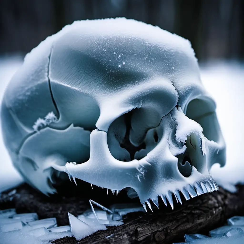 IceCovered-Animal-Skull-in-Wintry-Wilderness