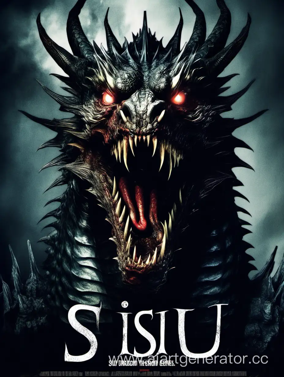 sisu dragon in the horror genre on the poster