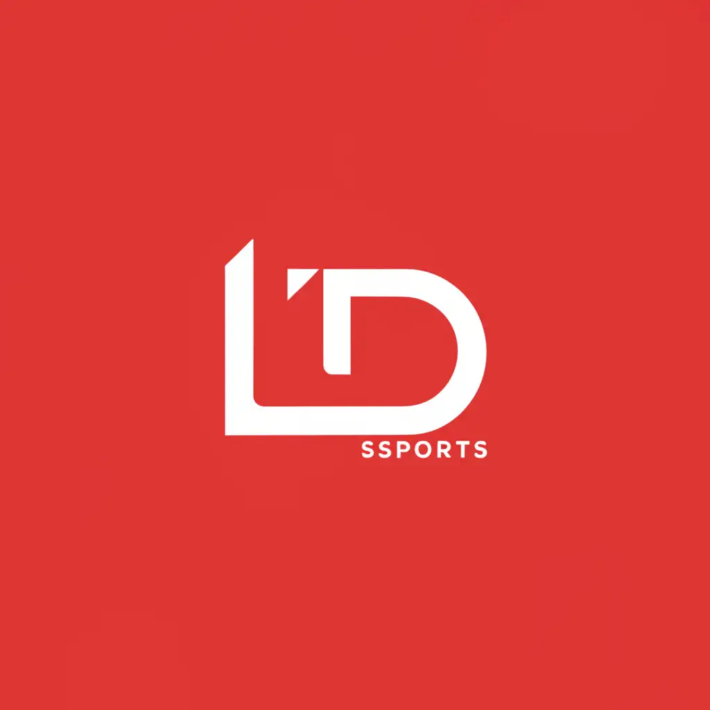 a logo design,with the text "Le Dao Sports", main symbol:LD,Minimalistic,be used in Sports Fitness industry,clear background