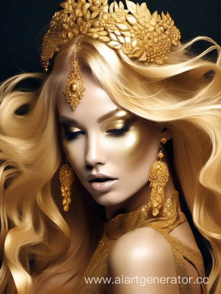 Golden-Beauty-Stunning-Girl-at-the-Beauty-Salon