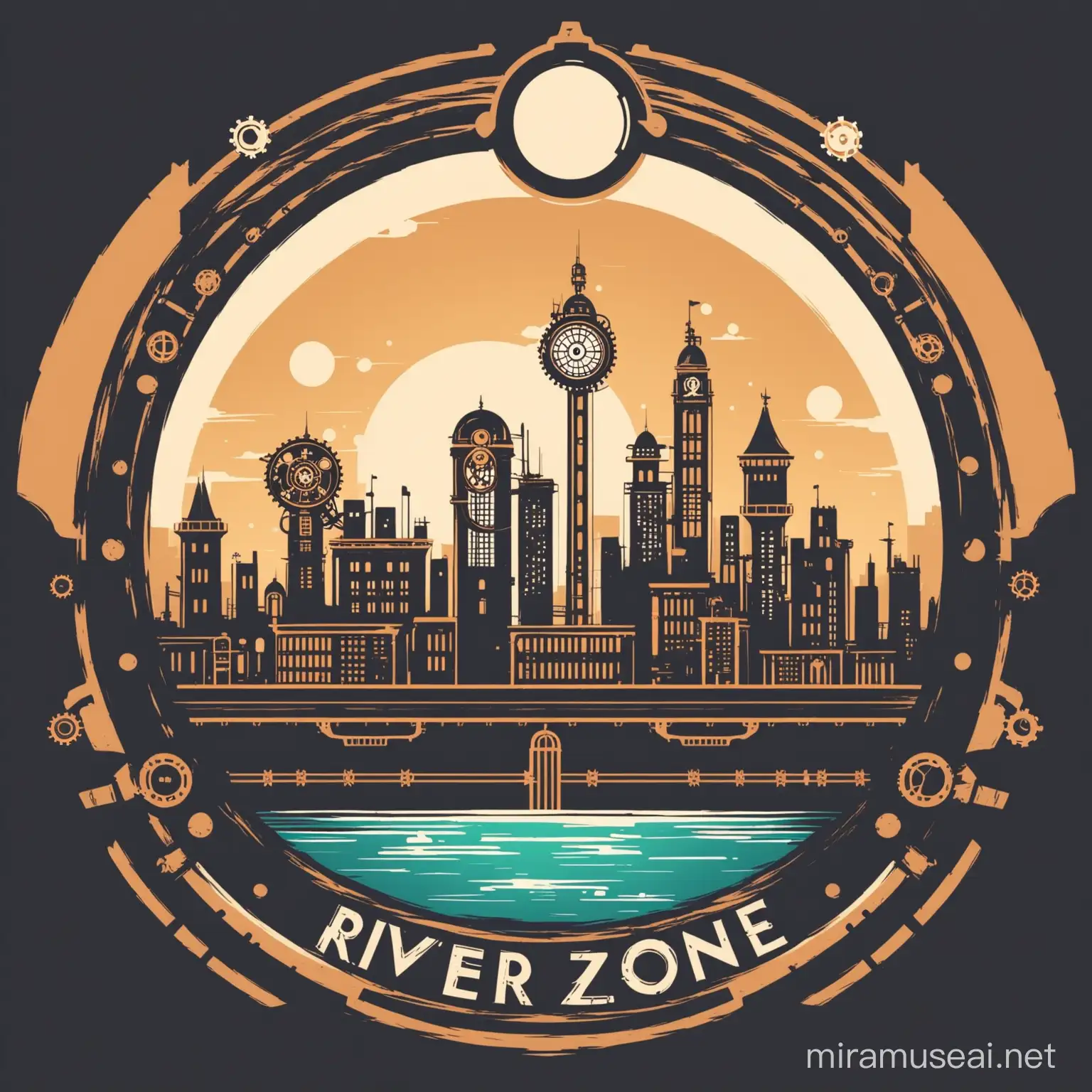 Steampunk Cityscape Avatar RiverZone