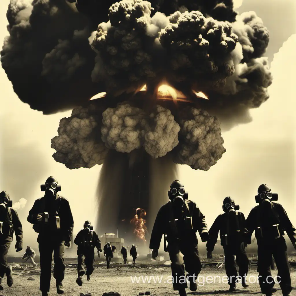 Survivors-in-Gas-Masks-Witnessing-Nuclear-Explosion