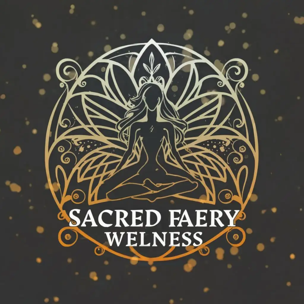 LOGO-Design-for-Sacred-Faery-Wellness-Ethereal-Fairy-Symbolizes-Healing-on-Clear-Background
