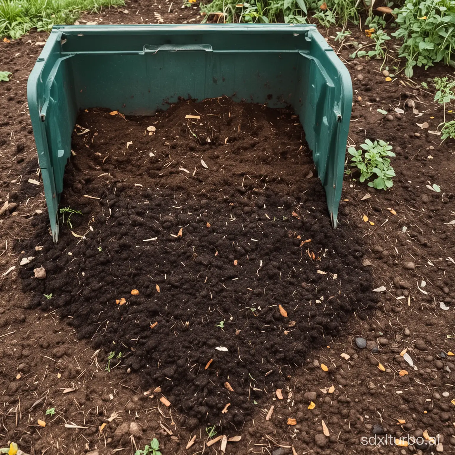 composting outside the soil