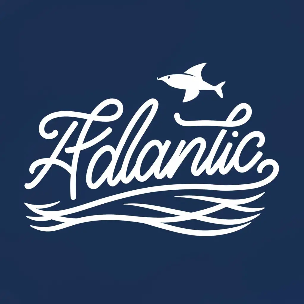 LOGO Design For Atlantic Nautical Elegance with a Seathemed Typography ...