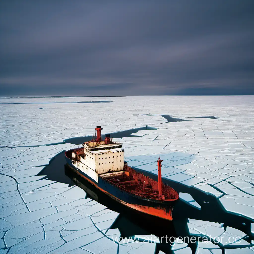 Desolate-Icebreaker-Frozen-Abandonment-in-Empty-Waters