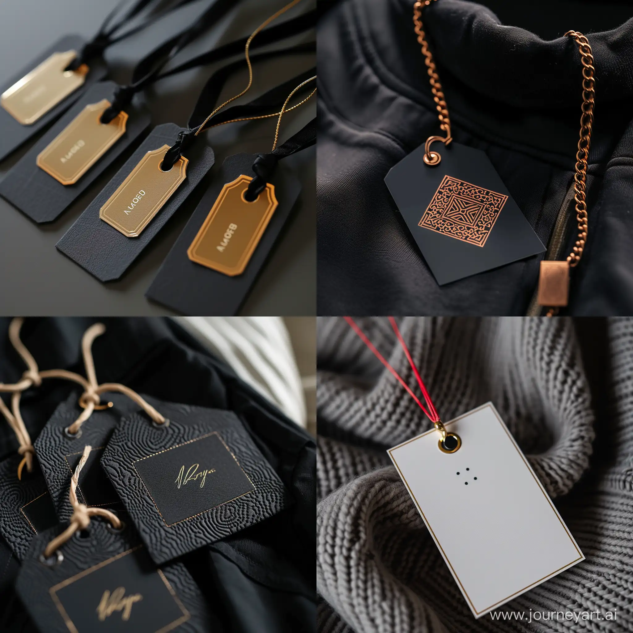 luxury hang tags, neck labels and clothing labels