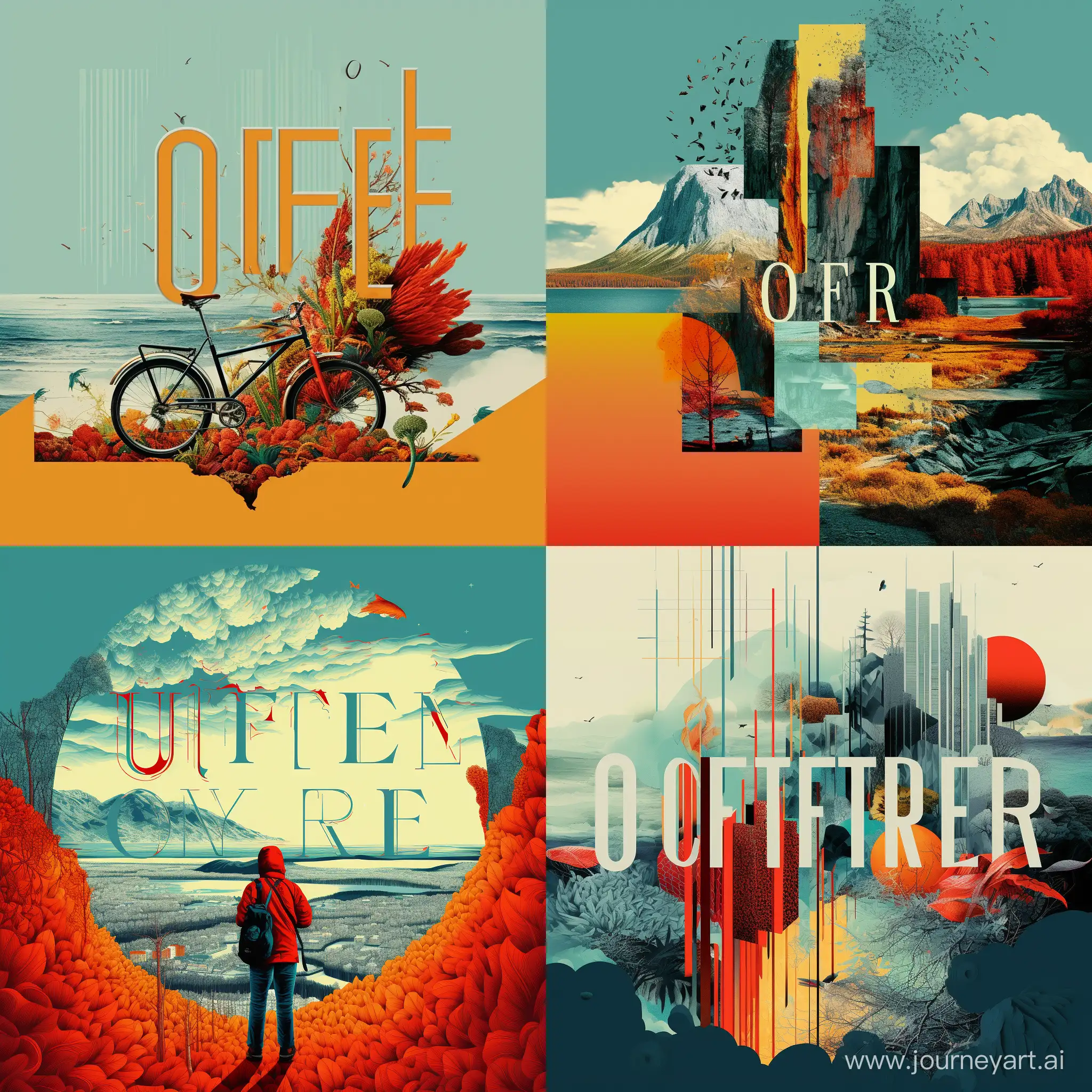 Create a visually compelling digital artwork using the words 'OFFER.' Each word should be distinctly and creatively presented within the composition. Explore unique visual treatments for each word, such as playful typography, contrasting colors, or imaginative textures, ensuring that their clarity is a focal point. The overall image should seamlessly integrate these five words into a cohesive and visually stunning scene. Emphasize clarity and creativity in the presentation, making each word a clear and captivating element within the composition.